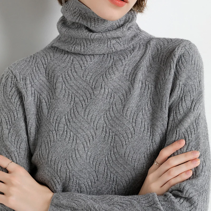 

Sweater Woman 2020 new autumn and winter long sleeves with a slim bottom blouse half turtleneck sweater SBH200-SBH210
