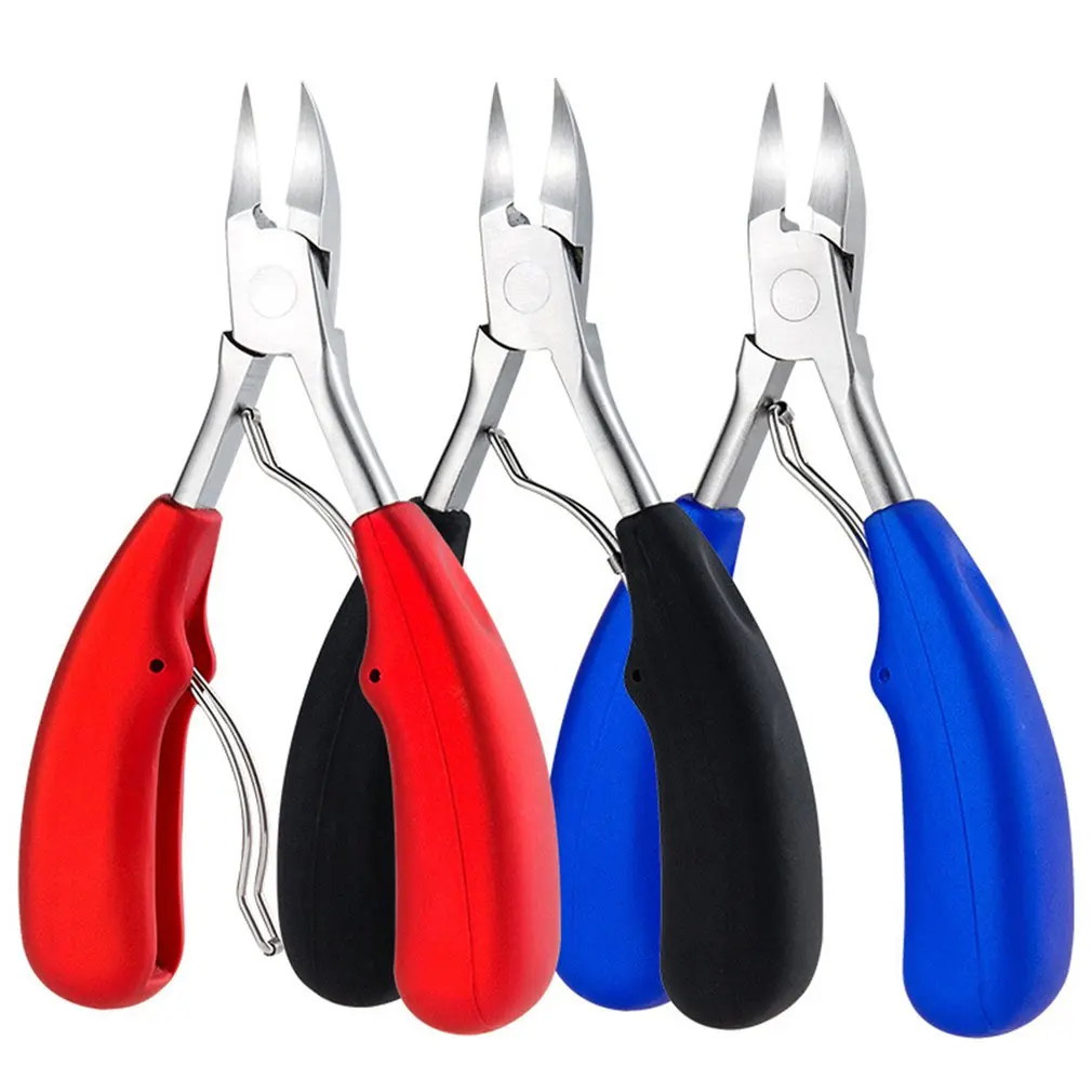 

Острые сверхмощные щипчики для ногтей из нержавеющей стали для толстых или вросших ногтей мягкие Нескользящие щипчики для ногтей инструме...