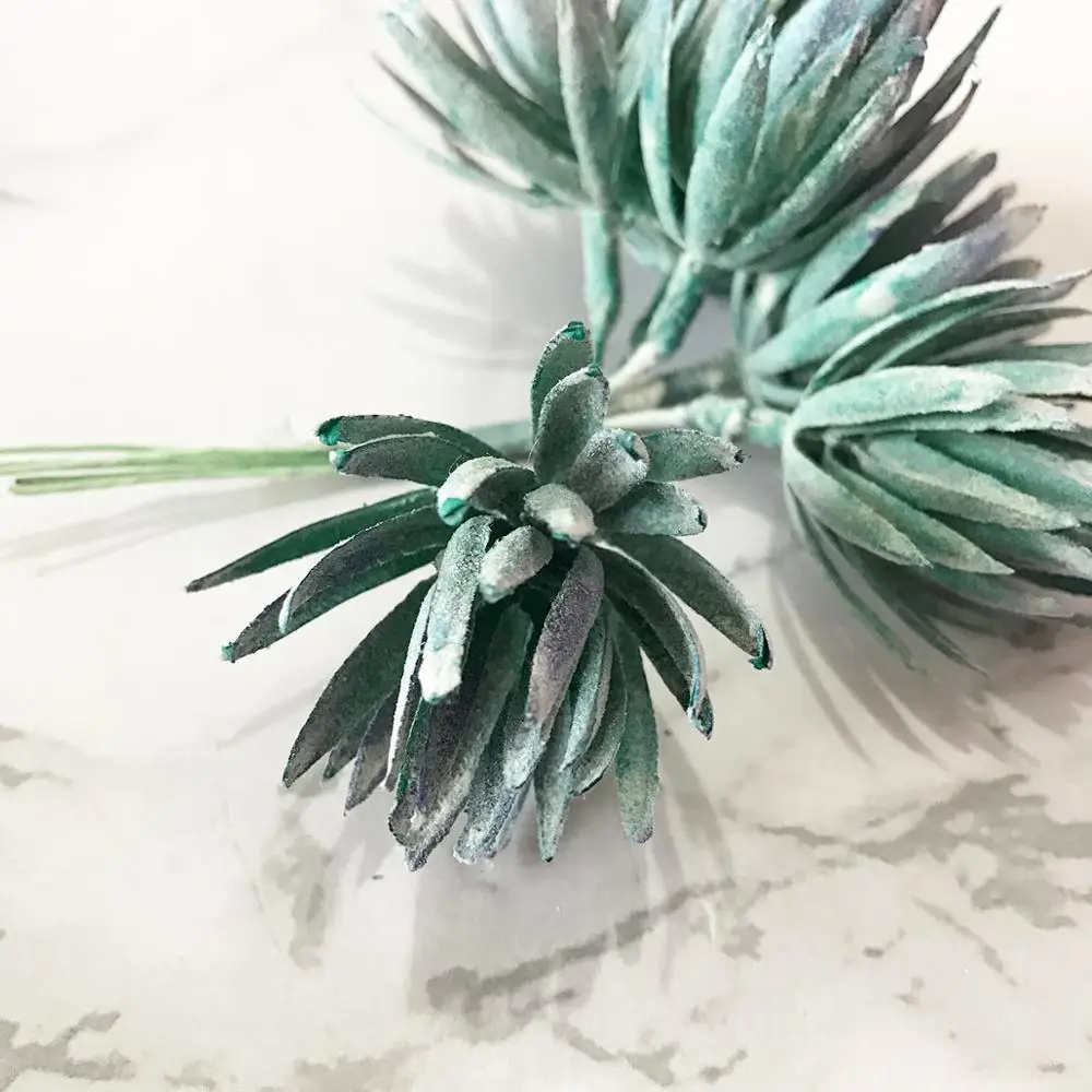 6 шт пластиковые флористики растения искусственные свадебные декоративные цветы