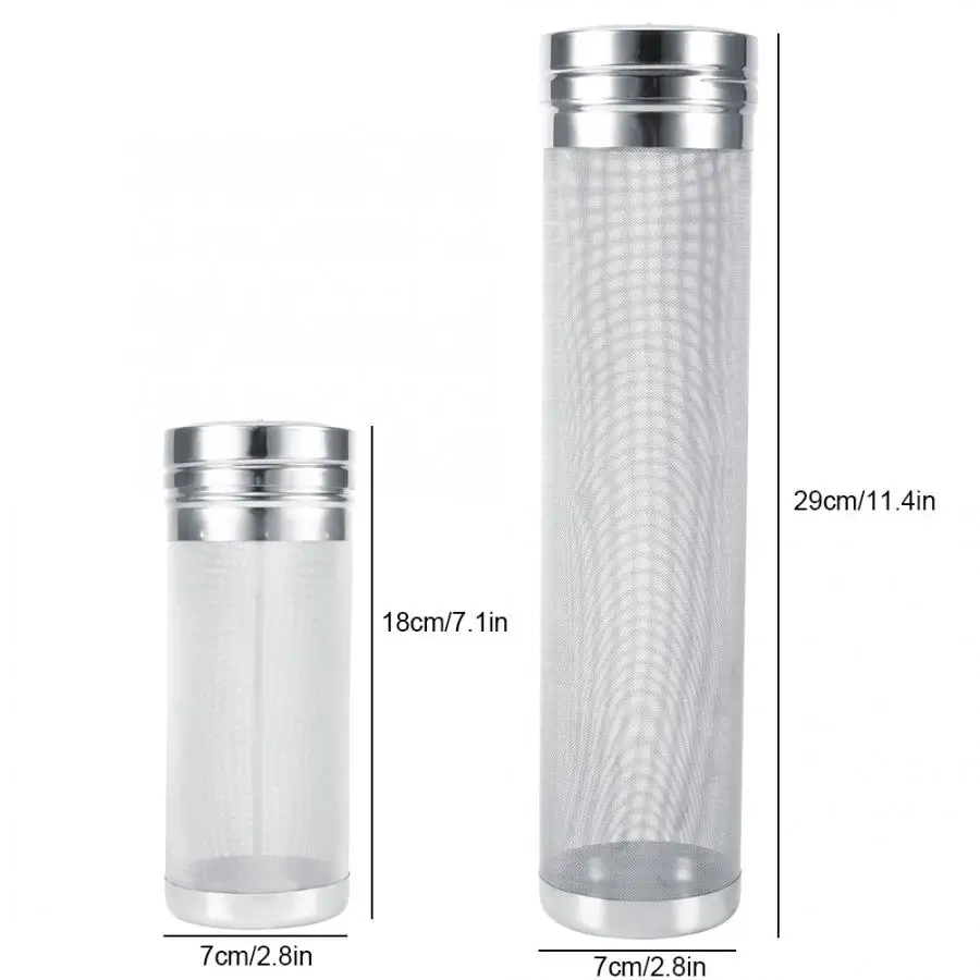

Stainless Steel Homebrew Brew Beer Hop Spider Mesh Filter Strainer With 300 Micrometers Mesh Cleaning Brush Kit Bar Accessories
