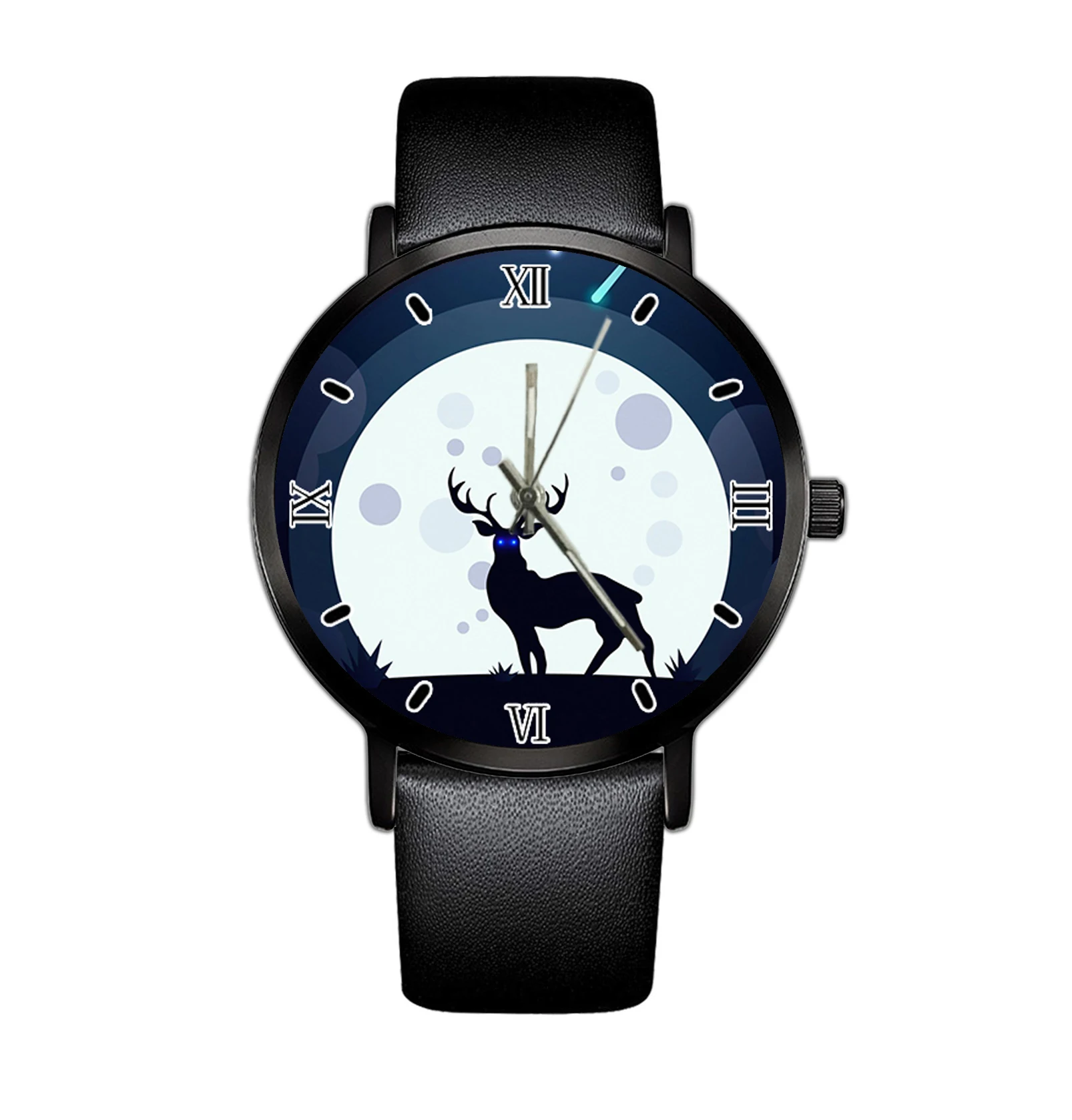 

2021 Men's Minimalist Fashion Quartz Watch Leather Belt Quartz Elegant Ultra Thin Watch Business Clock Simple Design Fa