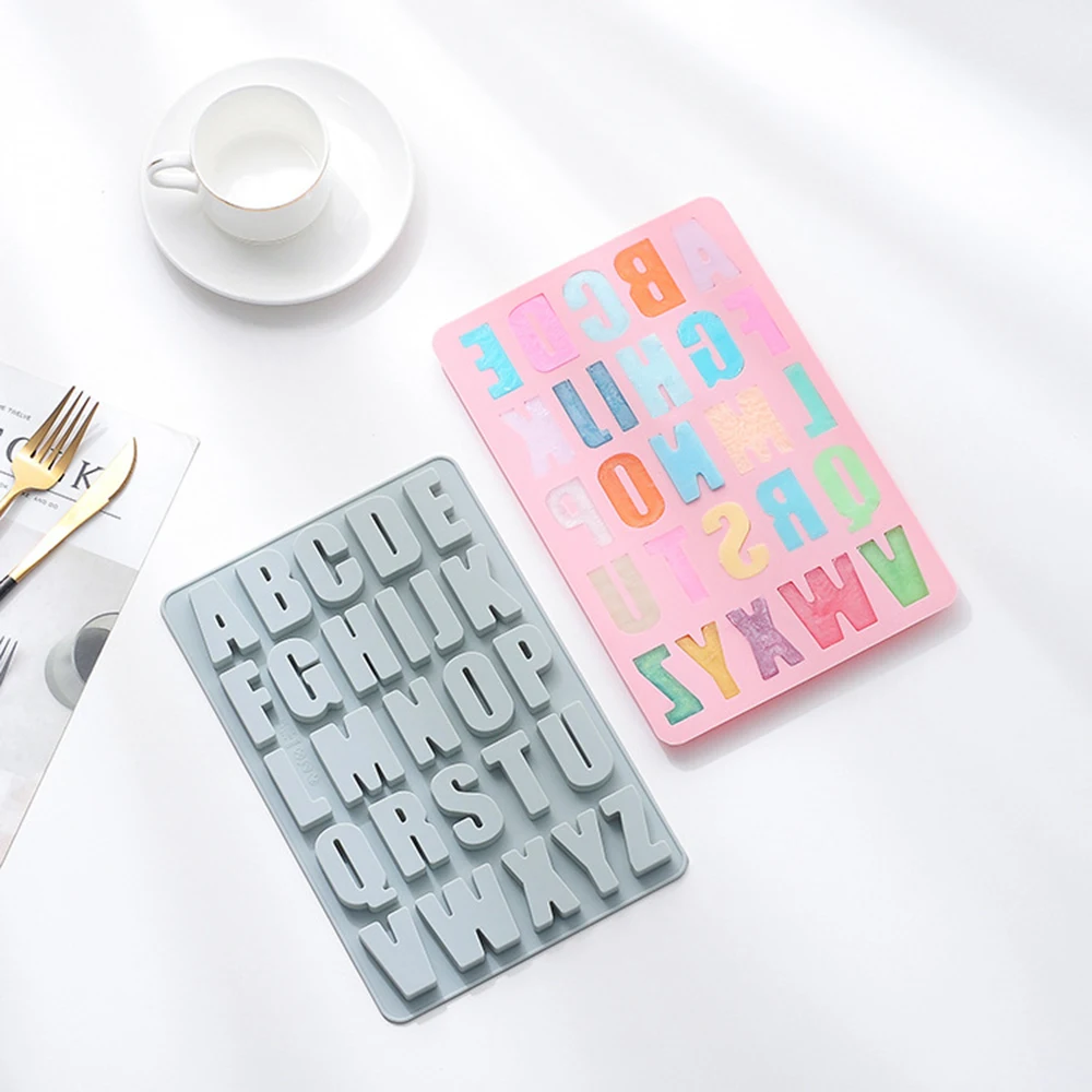A -Z ABC letter DIY Sugar Craft Cake Silicone Mold Fondant Decorating Candy Jelly Chocolate Baking Accessories | Дом и сад
