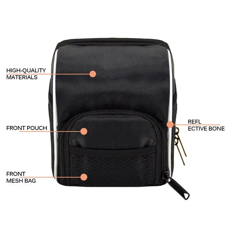 Новинка 2020 сумка для хранения на переднюю панель велосипеда Фотосумка