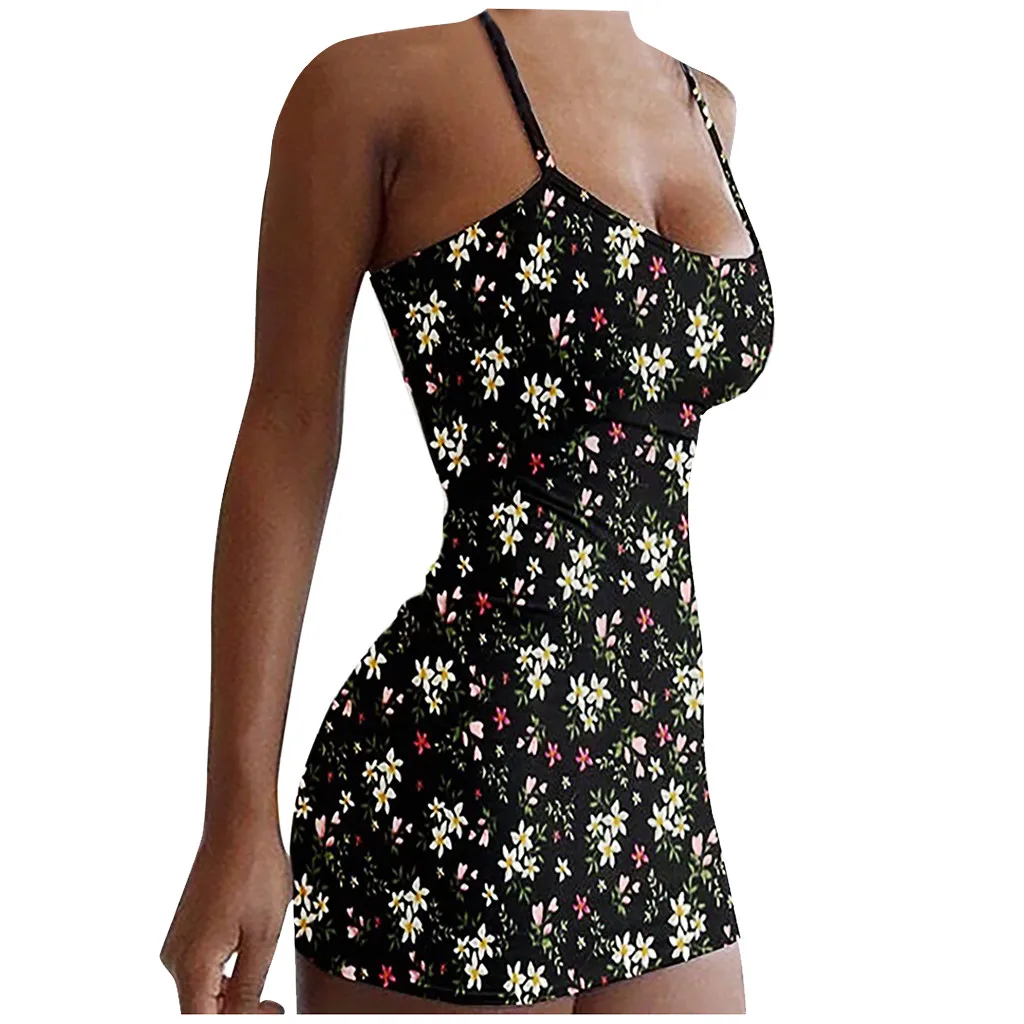 Женское платье со шнуровкой Элегантное повседневное пляжное мини в стиле