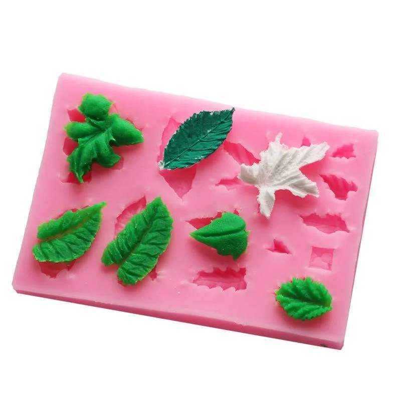 

A Variety of Leaf Shapes Silicone Mold Leaf Chocolate Mold Fondant Cake Decoration Mold Baking Accessories