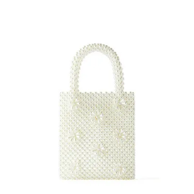 

Brand Designer Casual Handbags Handmade Beaded Retro Pearl Bag Woven Female Diagonal Mobile Phone Bag New Evening Bag clutch bag
