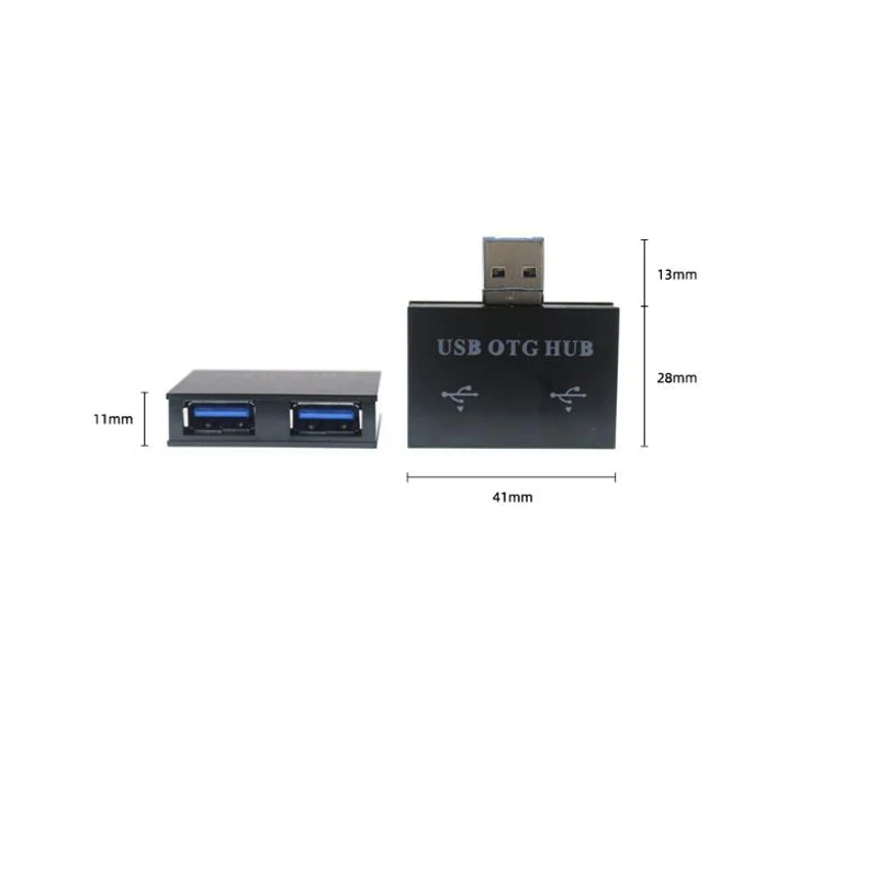 

Mini 2 Port USB Hub Charger Hub Adapter USB TwinSplitter for Phone iPad Tablet Computer Notebook New 2020