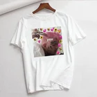 Женская футболка в стиле Харадзюку, модная футболка с принтом Lil Peep, футболка в стиле хип-хоп, уличная одежда, рэп-футболки больших размеров, 90s, Ullzang