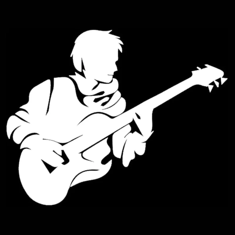 Музыкальные автомобильные Переводные картинки гитары певицы