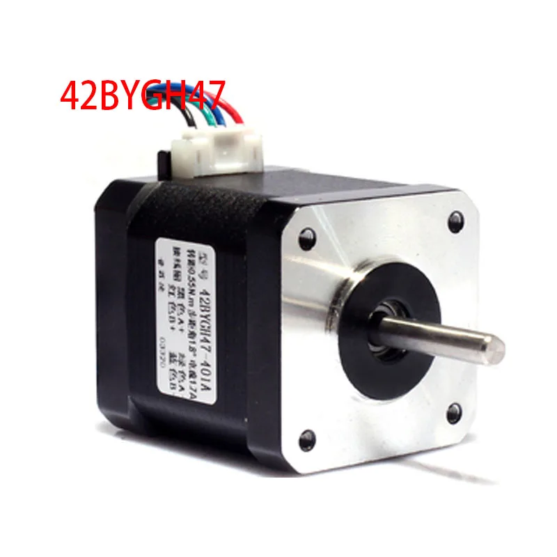 Фото 42 stepper motor set 42BYGH47 torque 0.55N.M length 48MM+ TB6600 drive 4.0A step angle 1.8 degrees Stepper Motor 42 stepper motor set 42BYGH47 torque 0.55N.M length 48MM+ TB6600 drive 4.0A step angle 1.8 degrees Stepper Motor