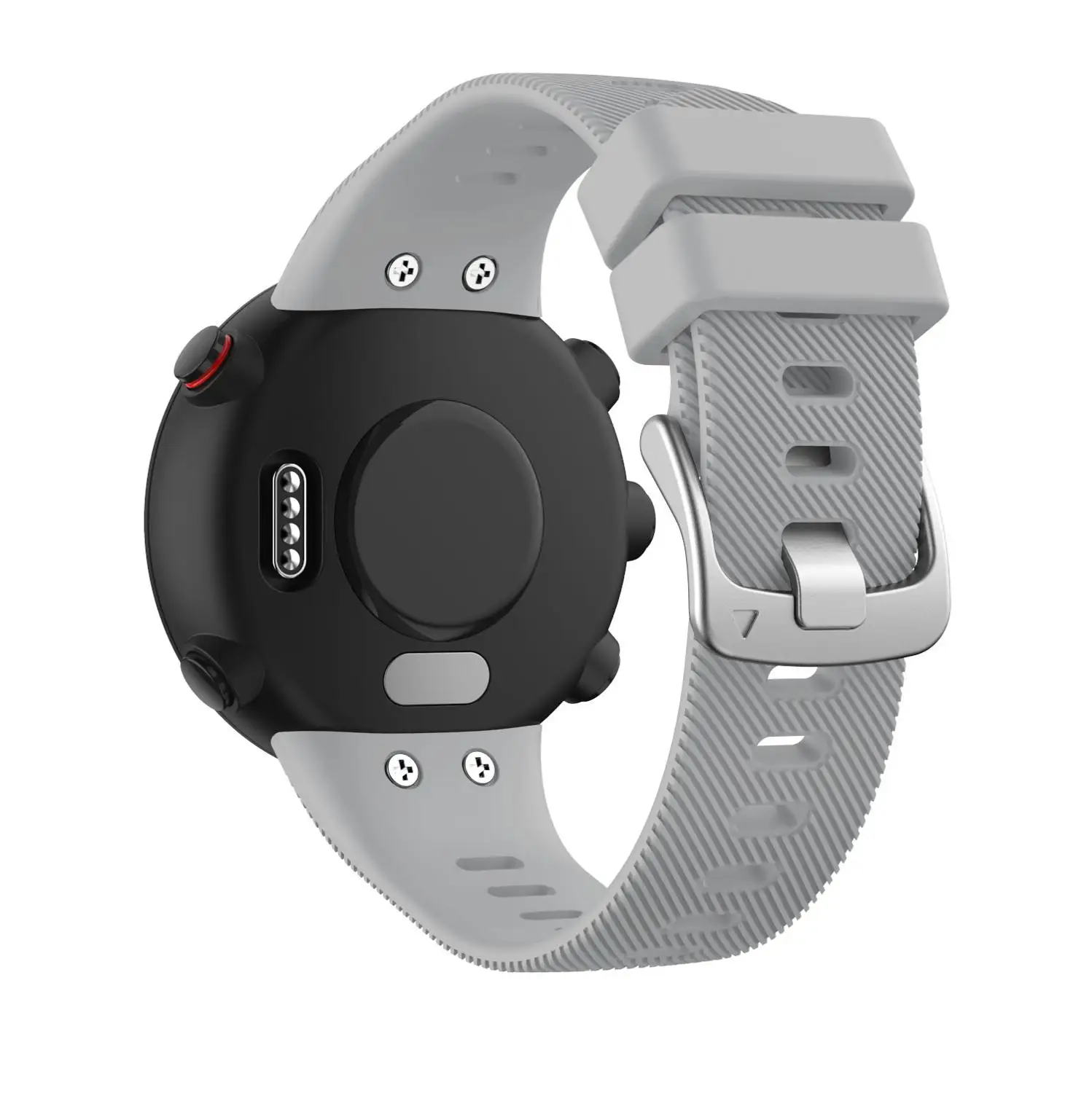 Gray Силиконовый ремешок для Garmin Forerunner 45 45 s, умный ремешок для часов, спортивный сменный Браслет, цветной браслет Correa с инструментом - Цвет: Gray
