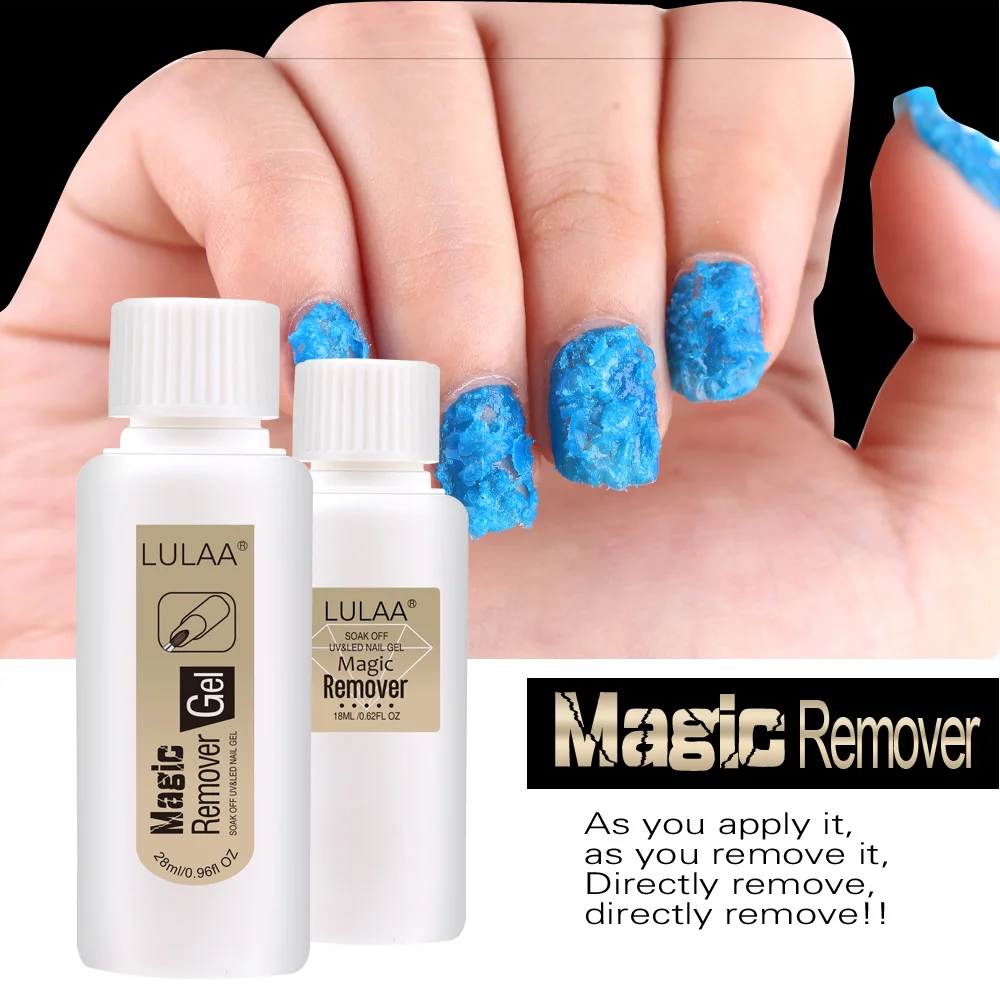 Nail Polish Remover 18ML Soak Off Magic Gellak Cleaner Uv Gel Nails Wipes Quita Esmalte Dispenser | Красота и здоровье