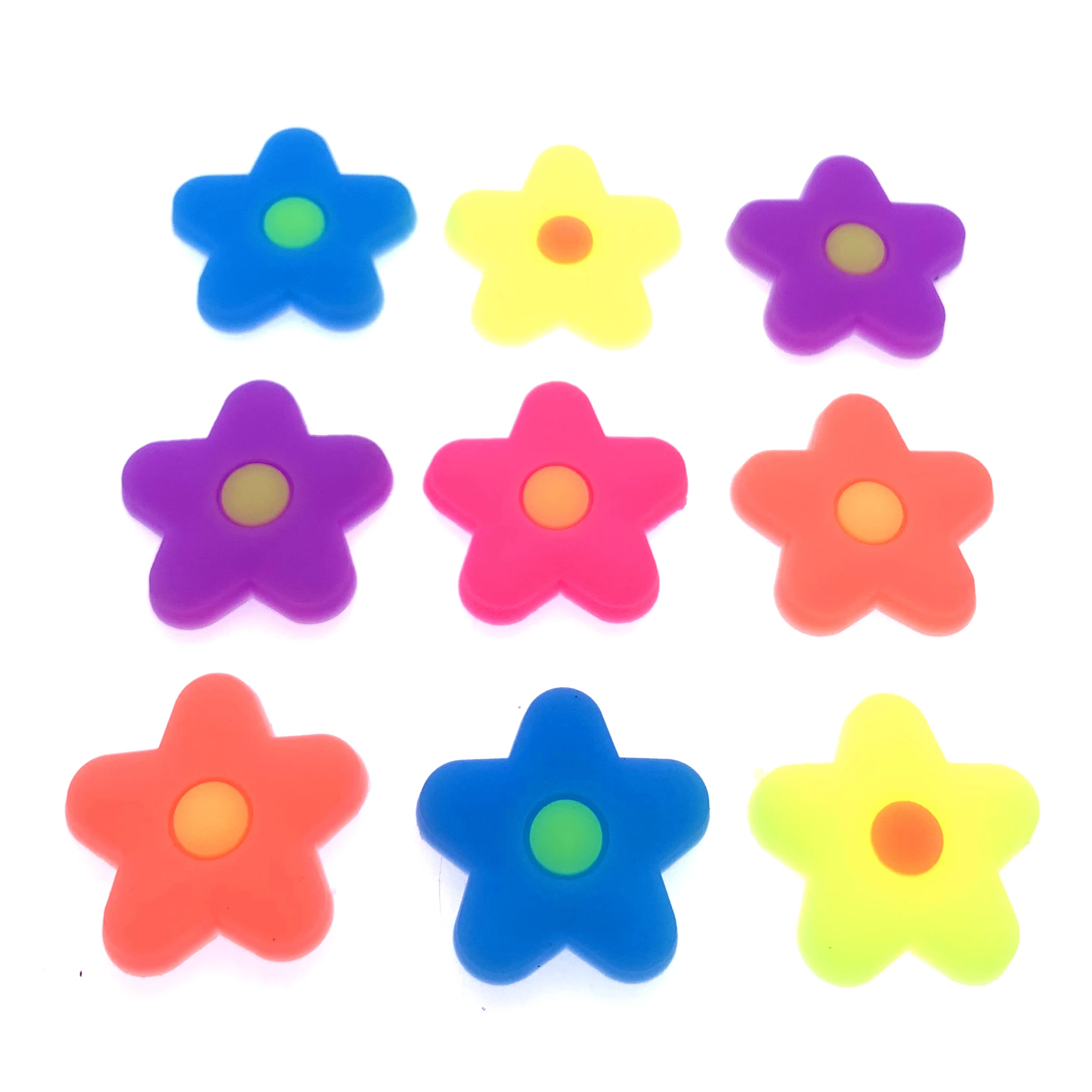 10 шт./компл. прозрачные силиконовые мягкие аксессуары с плоским основанием в виде