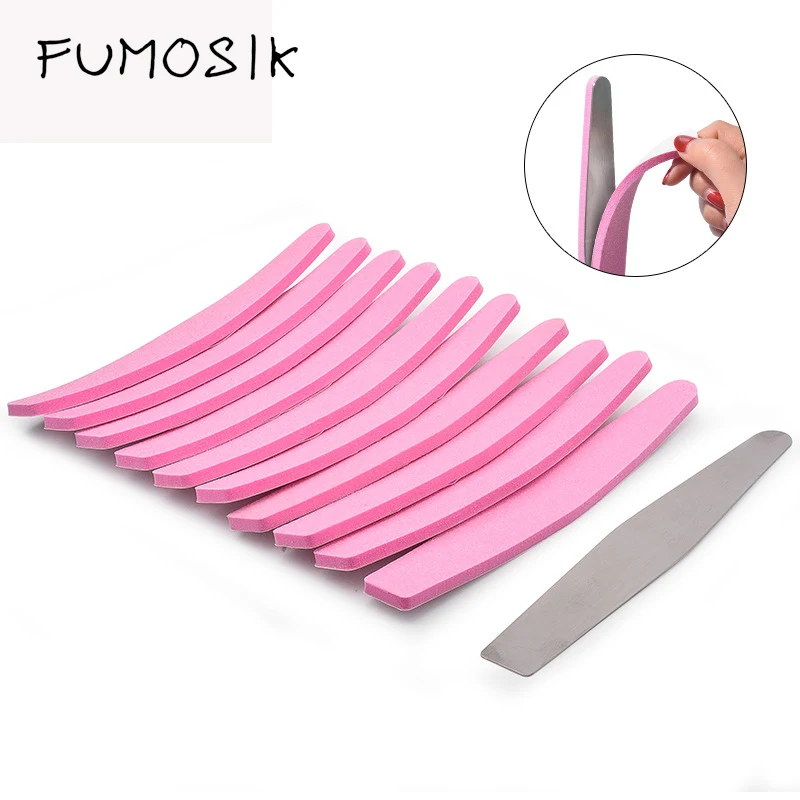 Сменные двухсторонние пилки для ногтей 11 шт. наждачная бумага пилочка с одной