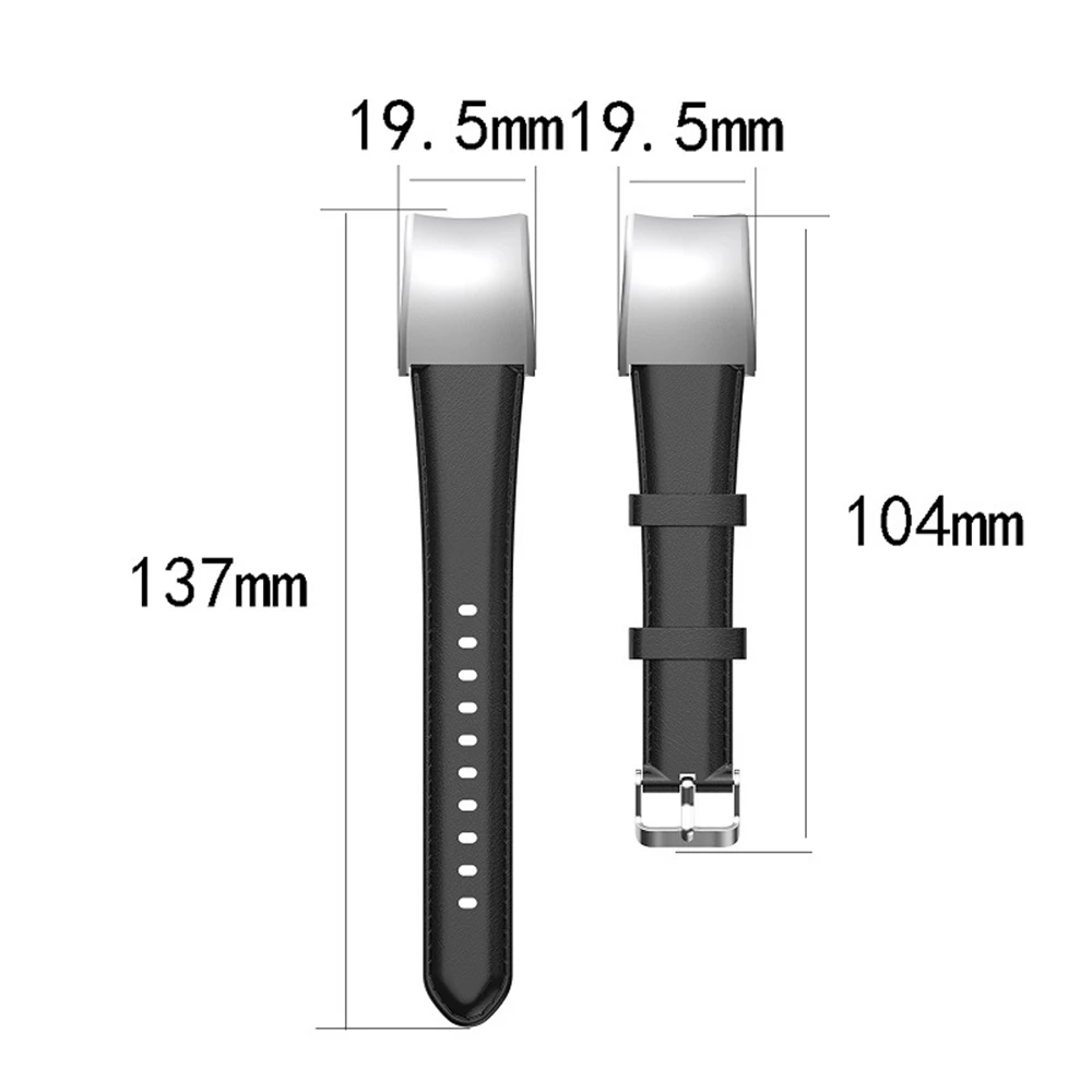 Масляный восковой кожаный ремешок для часов Huawei Honor Band 5/4ENC Standard Edition CRS-B19/CRS-B19S