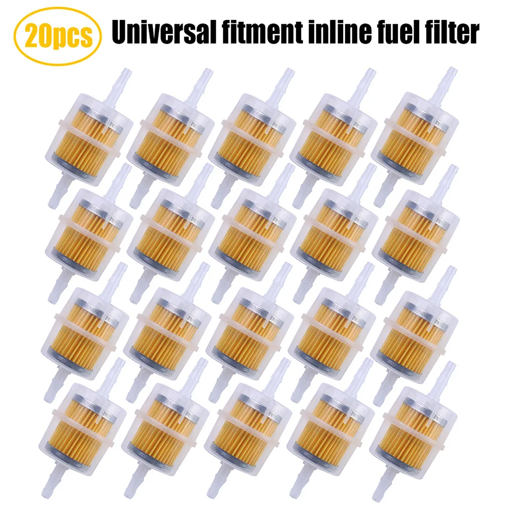 20 шт. мотоциклетный бензиновый топливный масляный фильтр для скутера мотоцикла