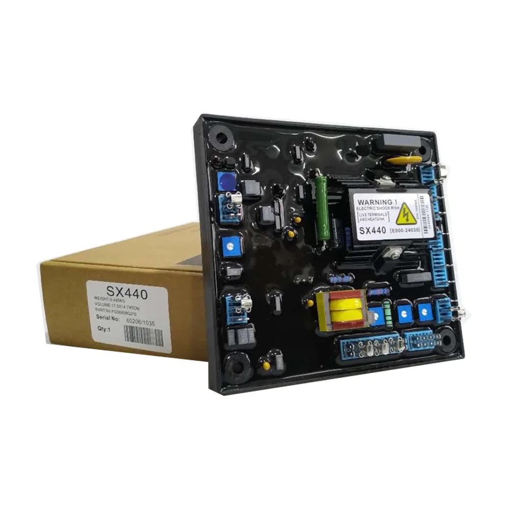 

AVR SX 440 Chinese Factory hot saling Diesel Generator Automatic Voltage Regulator AVR SX440 for blushless genset usage