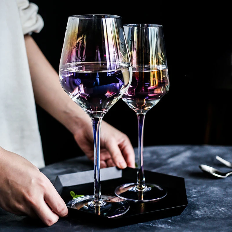 Креативное яркое Хрустальное стекло красное Вино Кубок для шампанского ионное