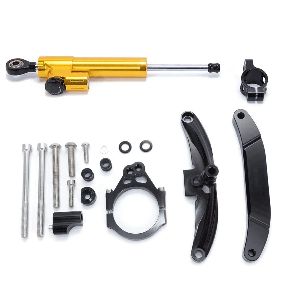 Motorcycle Steering Damper Mount Bracket Support Kit For YAMAHA FZ1 FZ-1 FZ 1 2006 2007 2008 2009 2010 2011 2012 2013 2014 2015 |