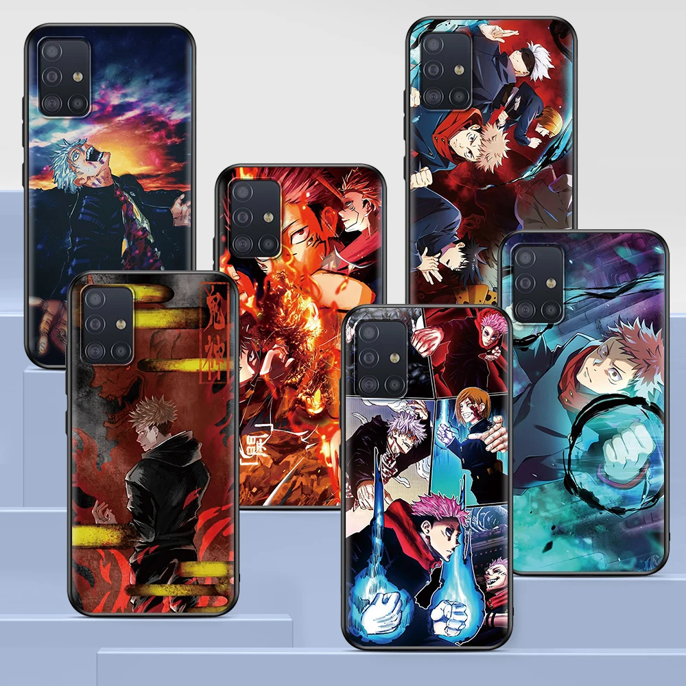 

Jujutsu Kaisen Anime Case For Samsung Galaxy A51 A12 A21s A71 A52 A31 A32 A02s A72 A11 A41 A22 A01 A42 A91 A21 Black Soft Cover