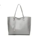 2017 Luxury Brand Женщины Сумка Из Мягкой Кожи Топ-Ручка Сумки Женские Кисточкой Tote Сумки Высокого Качества для женщин сумки