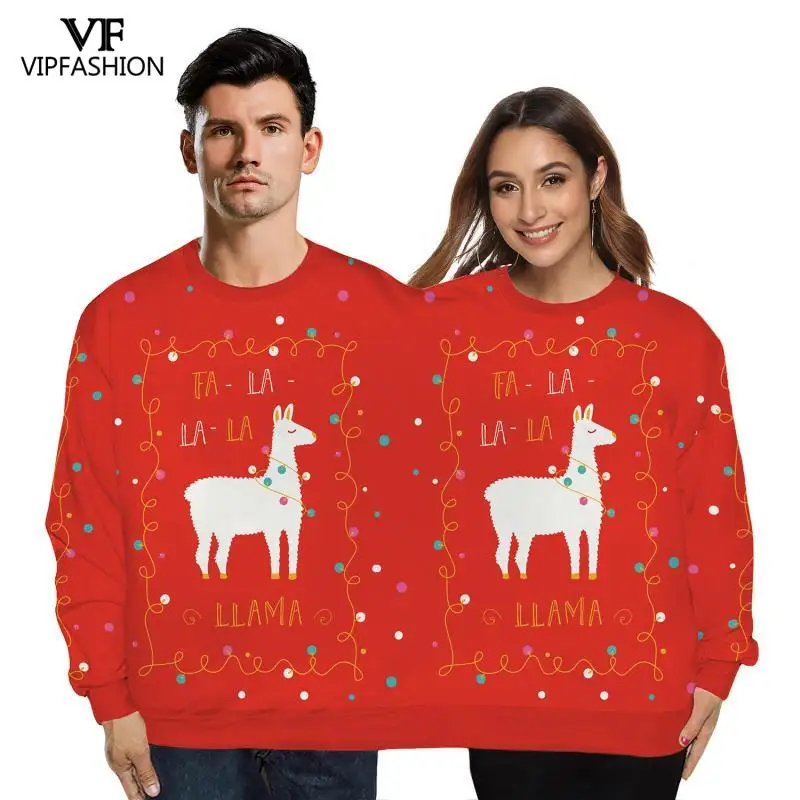 VIP модные зимние пары уличная Толстовка уродливые рождественских каникул