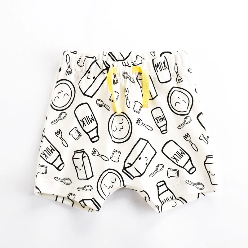 2 шт. хлопковая футболка и шорты для новорожденных мальчиков девочек |