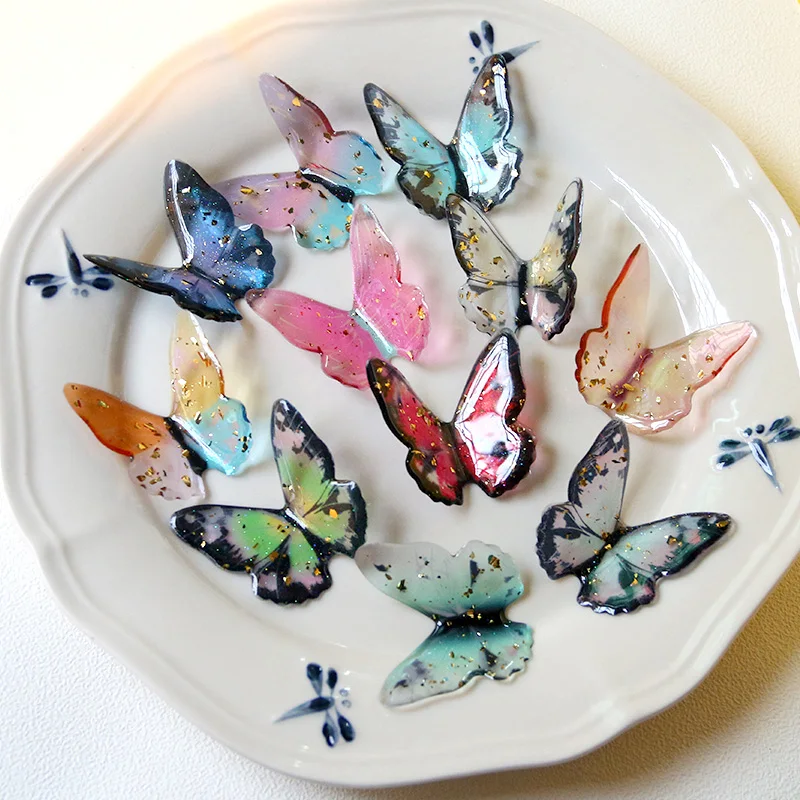 

Butterfly Series,jewelry accessories,resin,jewelry findings,diy pendant,hand made,jewelry making,diy earrings,animal component