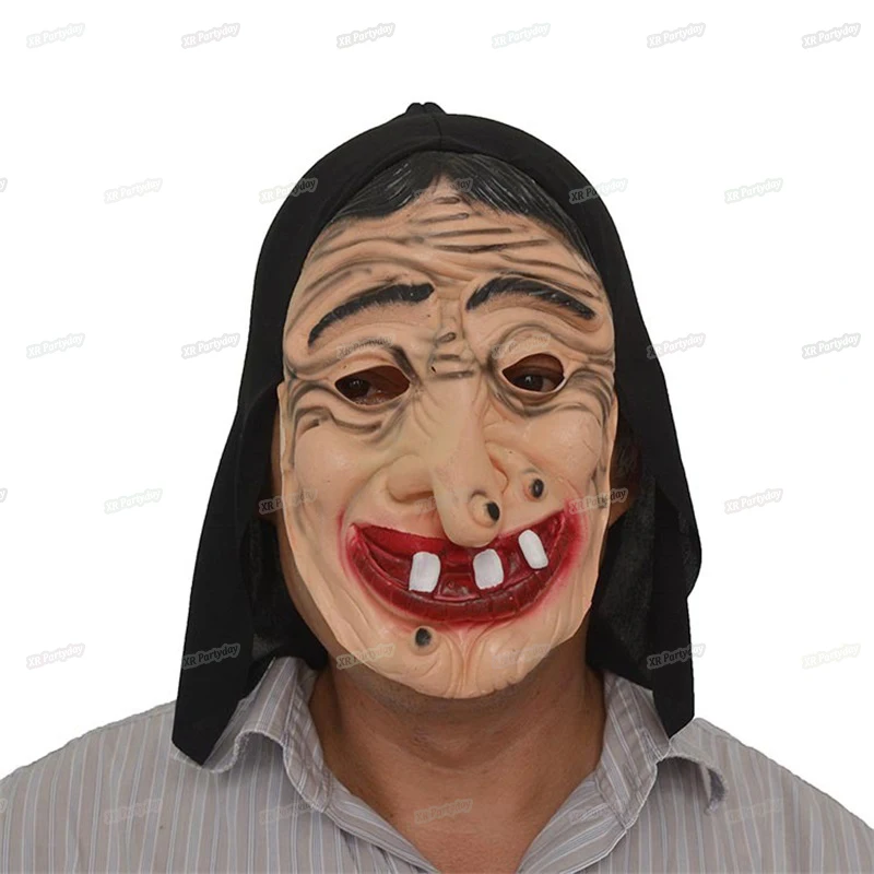 Праздничные взрослые маскарадные маски на все лицо для пожилых людей бабушки