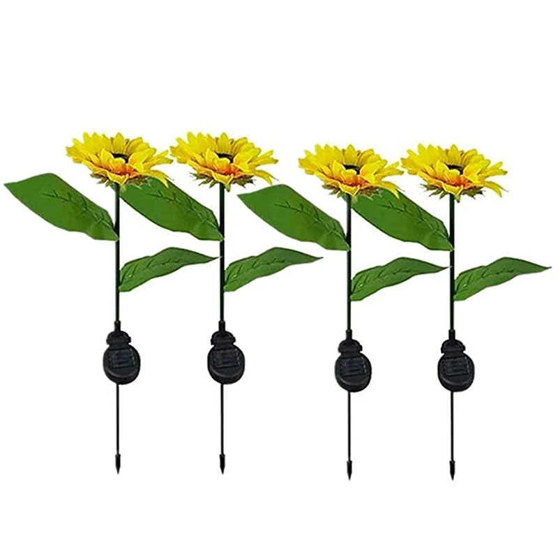 

Solar Sunflowers Lights Solar Outdoor Lights - Solar Garden Decor Sunflowers Outdoor Lighting Housewarming Waterproof