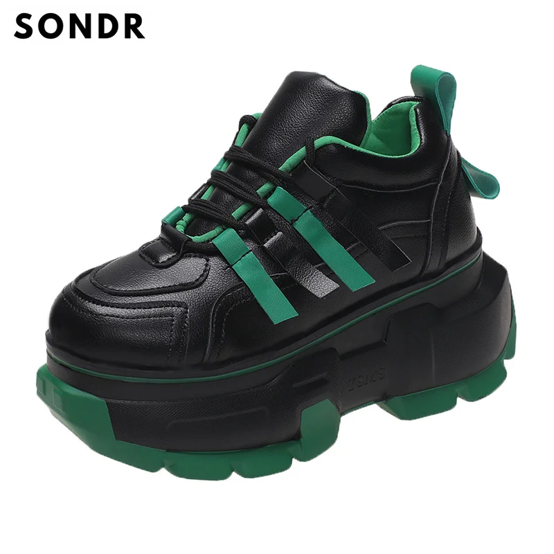 

Thick Bottom Sneakers Women Shoes 2021 Fashion Casual Ladies Vulcanize Shoes Designer Platform Sneakers Women Zapatillas Mujer