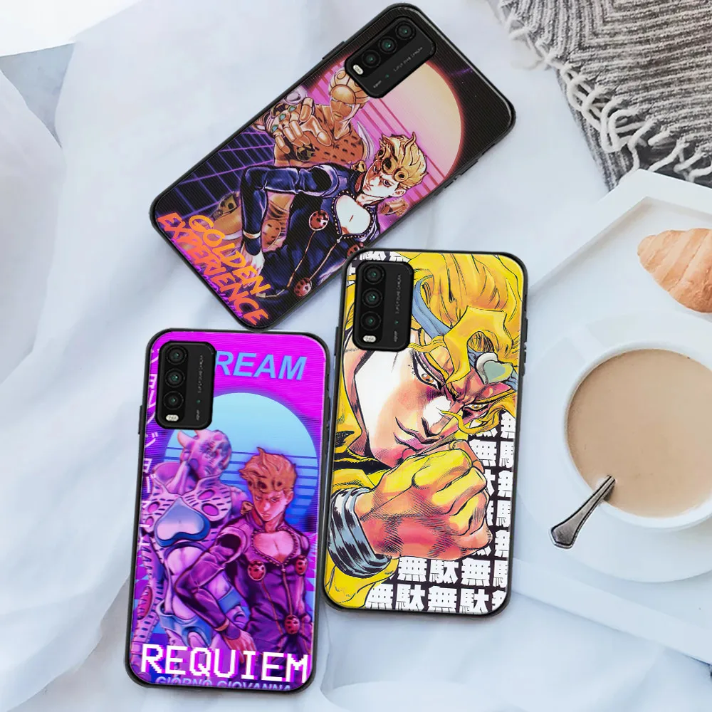 

JoJo Bizarre Adventure Phone Case For Xiaomi Redmi Note 9 10 Pro MAX 5G 9T 9 9i 9AT 9A 9C Funda Carcasa Soft Back Cover Dio