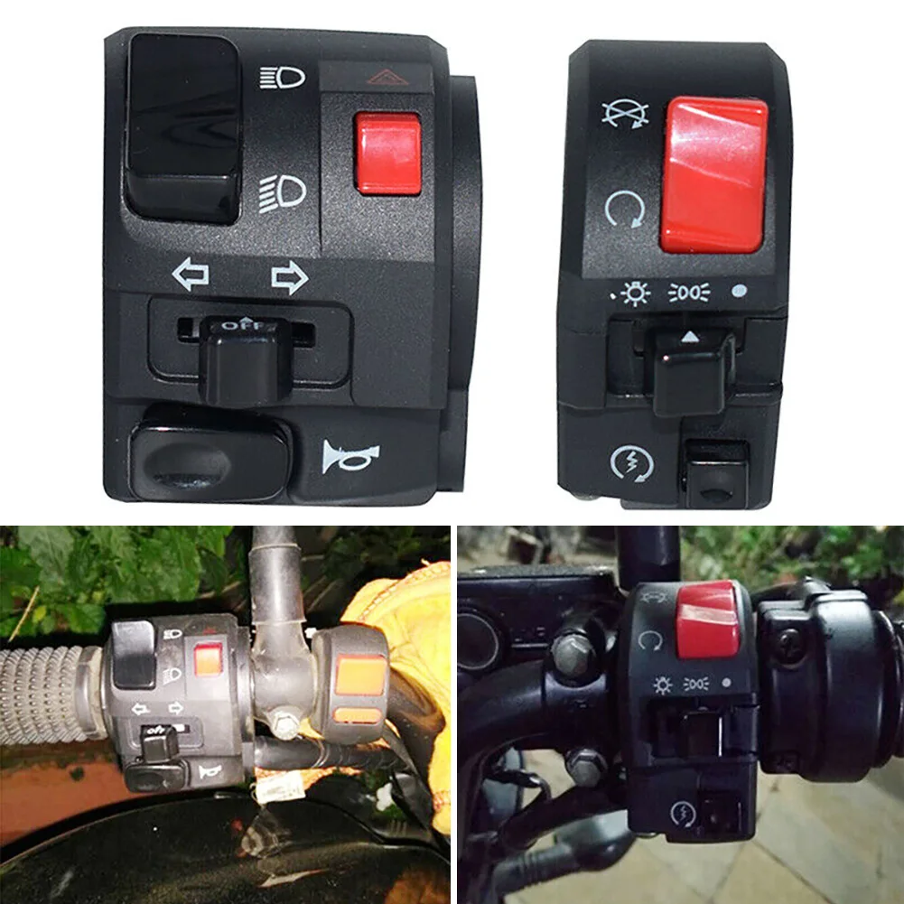 

7/8" Motorcycle Handlebar Horn Button Turn Signal Fog Light Controller Switch