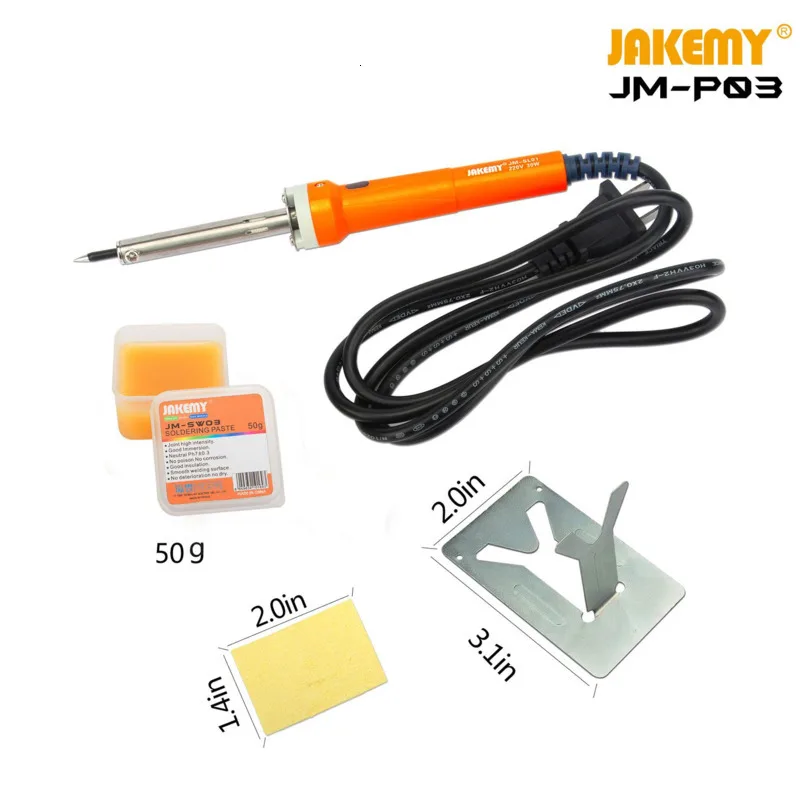 JAKEMY JM-P03 P04 Primary Finely Processed Portable DIY Repair Welding Tool Set soldering iron kit for mobile phone computer