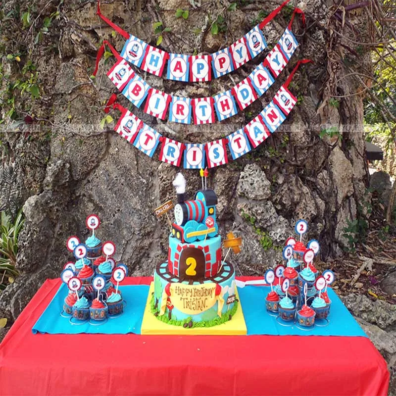 Партию Томаса украшения вечерние баннеры Настраиваемые имя возраст успех