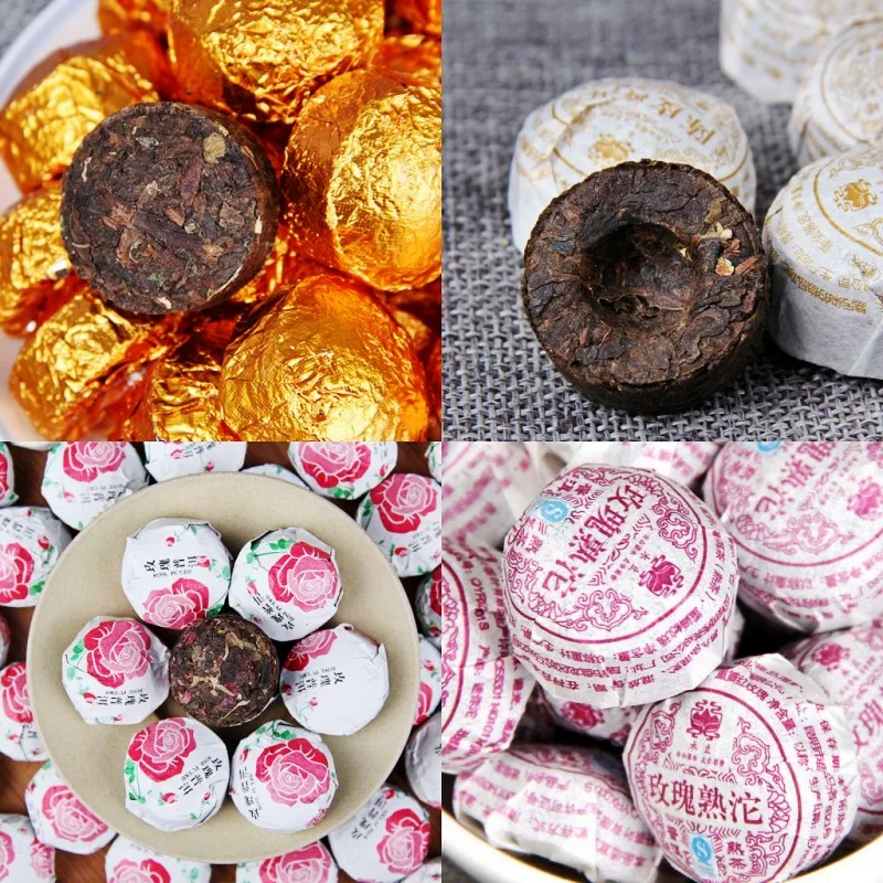 16 разных ароматов чай для похудения Китайский травяной цветочный пуэр