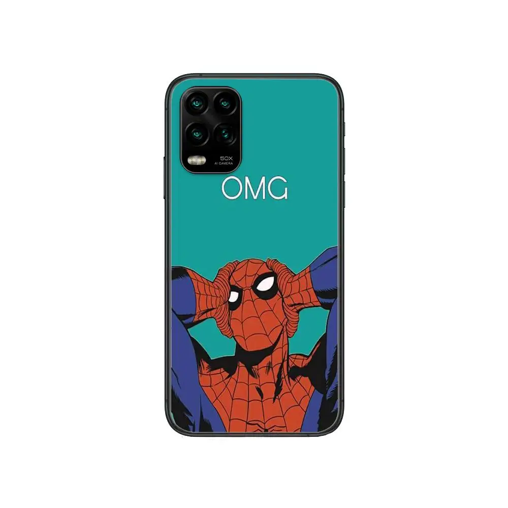 

Comic Phone Case For XiaoMi Redmi 11lite ultra 9 8A 7A 6 A Pro T 5G K40 Anime Black Cover Silicone Back Pret