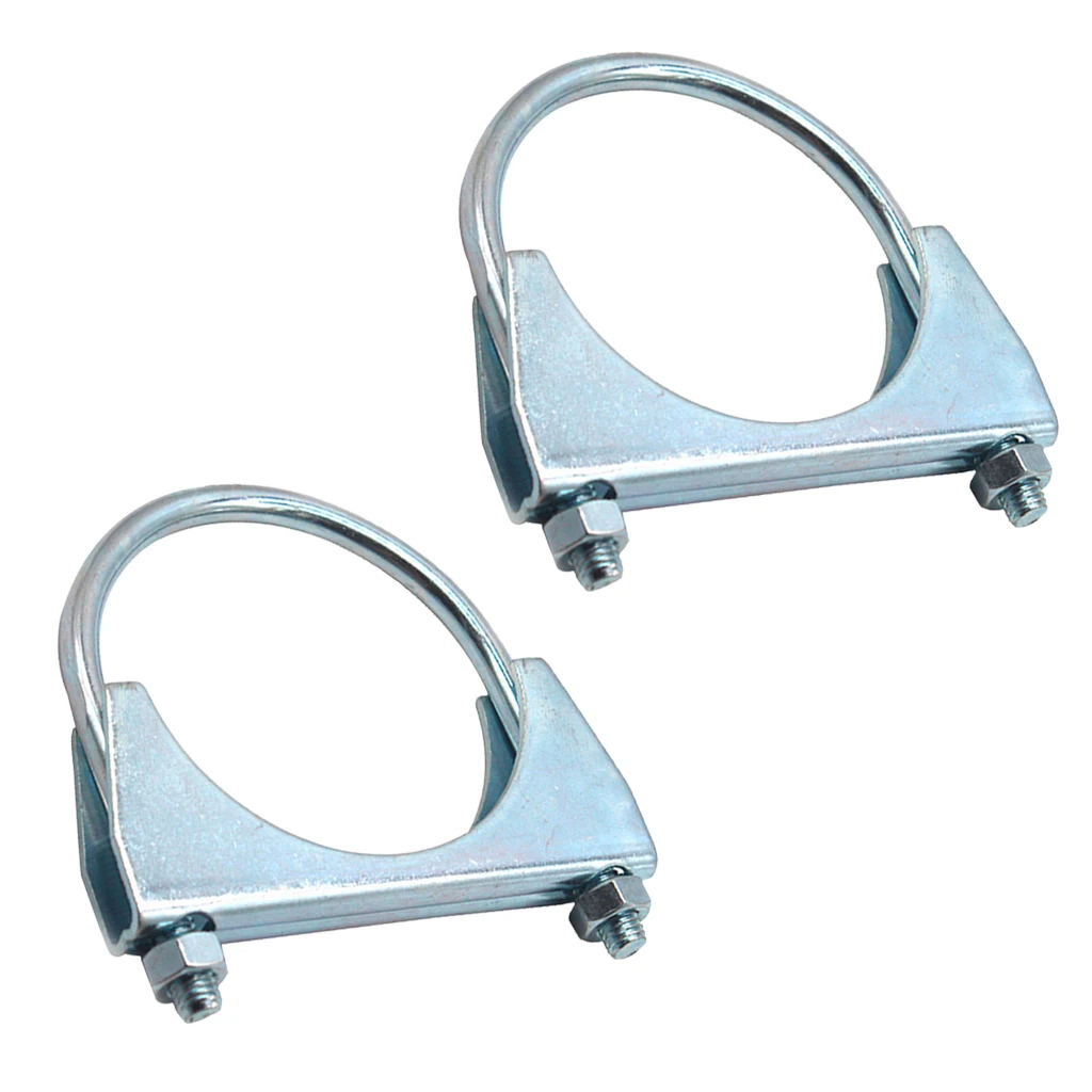 2 шт. седло из нержавеющей стали 304 u образный хомут глушителя выхлопа 3