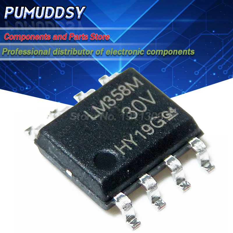 50 шт. LM358 LM358DR SOP8 Операционные усилители Op Amps Dual Low|Интегральные схемы| |