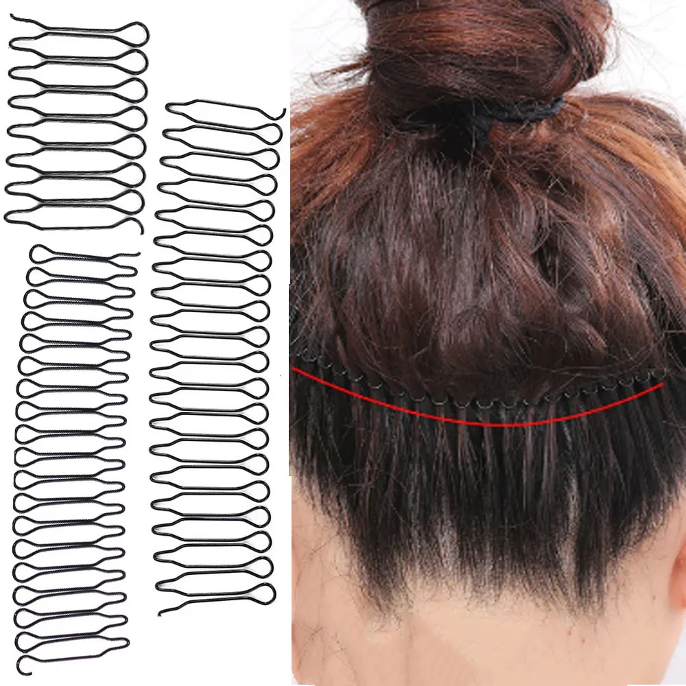 

Iron invisible Curved Hair Comb Clips for Women girls hair Styling U-Shaped Hairpins Hair Barrettes accesorios para el cabello