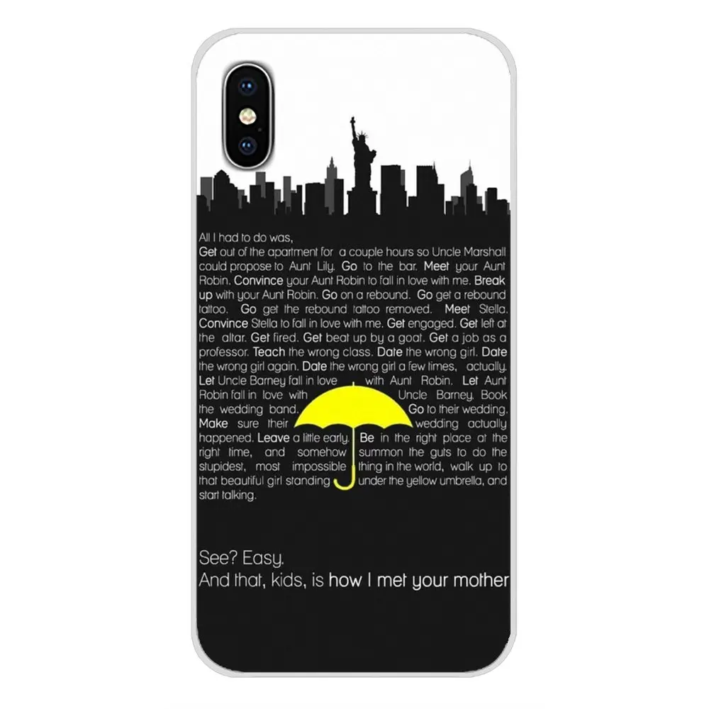 For Samsung Galaxy S2 S3 S4 S5 Mini S6 S7 Edge S8 S9 S10E Lite Plus How I Met Your Mother Himym Quotes Transparent Soft TPU Case | Мобильные