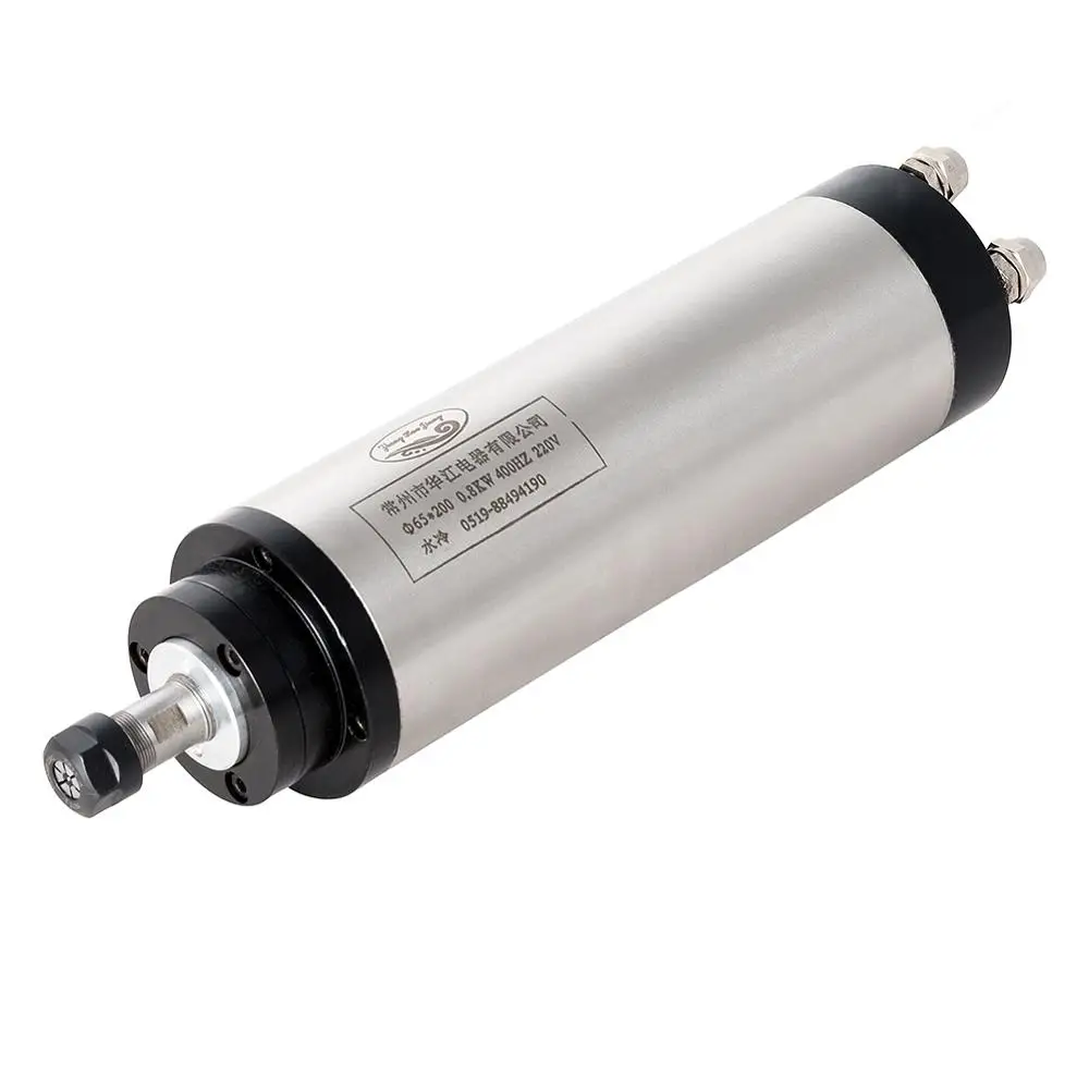 65 мм 0.8KW шпиндель водяного охлаждения 220V 110V CNC мотор шпинделя 24000R/мин с ER11 Цанга