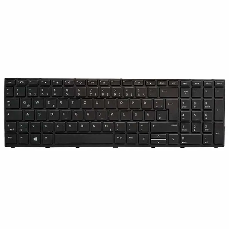 Новая немецкая клавиатура для ноутбука HP Probook 450 G5 455 470 GR черная рамка | Компьютеры