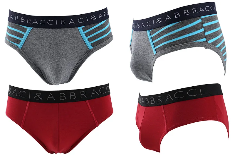 Новинка высококачественное Мужское нижнее белье Baci & abbracci эластичное хлопковое
