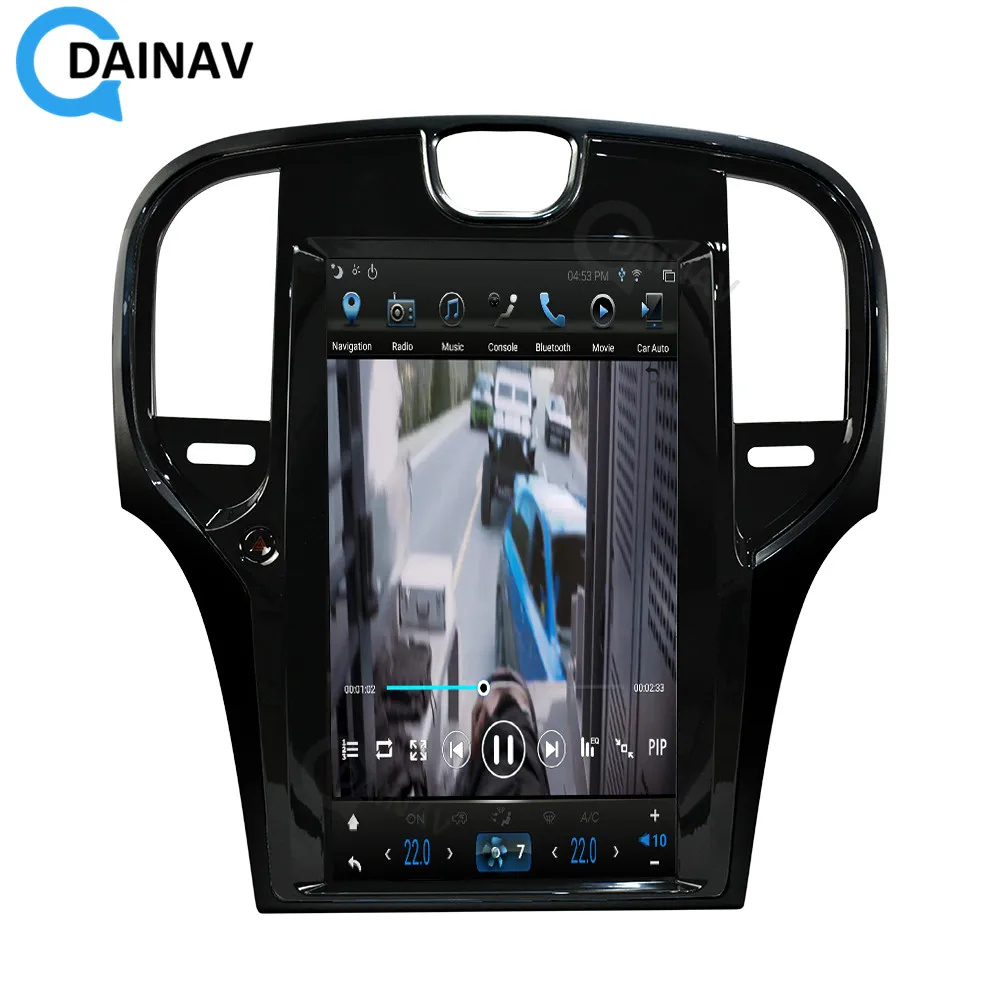 Автомагнитола на Android с вертикальным экраном 13 3 дюйма GPS-навигацией для Chrysler 300C