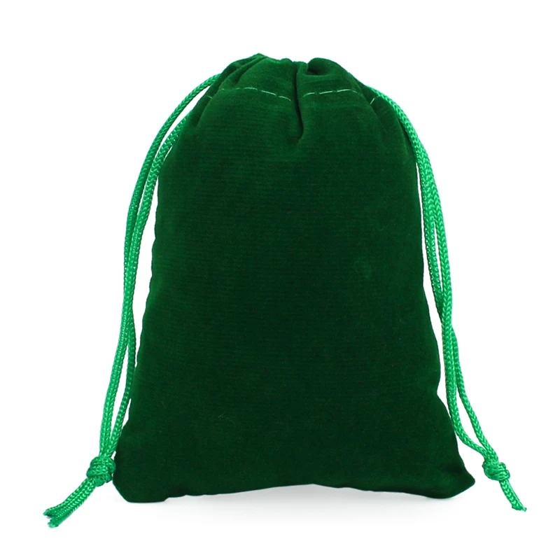

50Pcs/Lot Drawstring Velvet Sachet 5x7/7x9/9x12/10x15cm Pouches Small Size Jewelry Gift Display Packing Bags Can Customized
