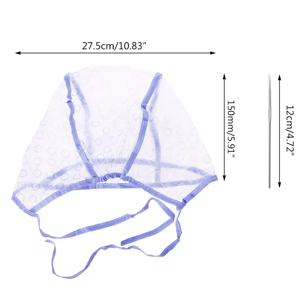 2 шт./компл. колпак для окраски волос + крючок раскрашивания хайлайтер покрытие