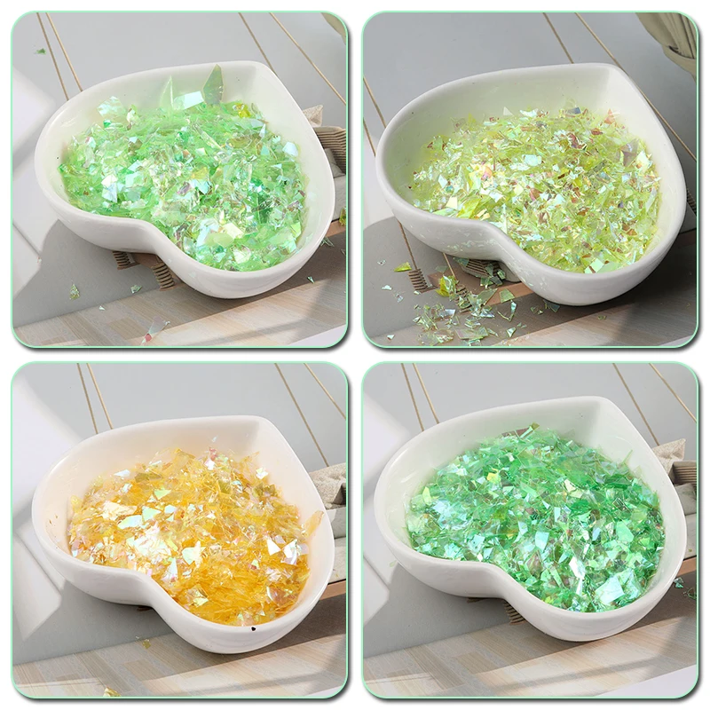 Shell Paper Candy Pieces Cellophane Colorful DIY Crystal Mud Clothing Accessories Epoxy Handmade Materials | Дом и сад