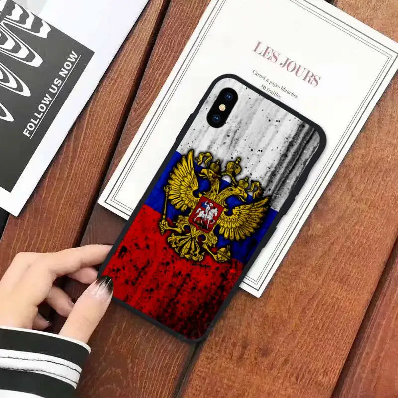 

Russia flag Symbol Emblem Phone Case for iPhone 11 12 mini pro XS MAX 8 7 6 6S Plus X 5S SE 2020 XR