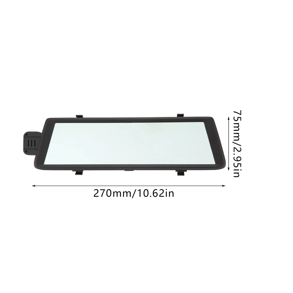 

Driving Recorder New 10 Inch Full Screen Smart Rearview Mirror Hd Telescopic Lens